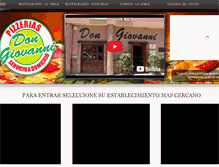 Tablet Screenshot of pizzeriadongiovanni.com